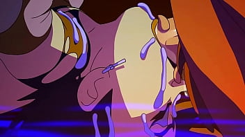 Tight teen busted by some ghosts happy halloween