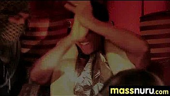 Nuru massage ends with a hot shower fuck 8