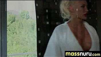 Nuru massage ends with a hot shower fuck 8