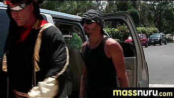 Nuru massage ends with a hot shower fuck 8