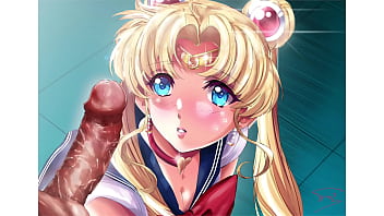 Cute anime girl gets a facial by a huge dick Cute anime girl gets a facial by a huge dick