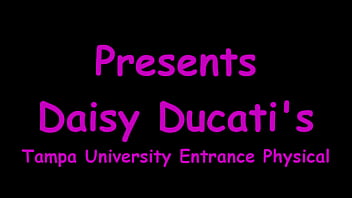 Tampa university entrance physical daisy ducati