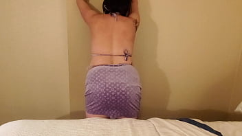 Sarah bj anderson strips & tries on sexy outfits music only version