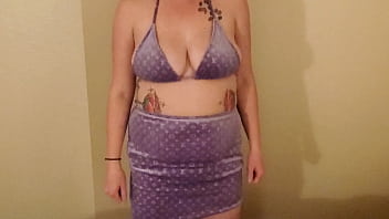 Sarah bj anderson strips & tries on sexy outfits music only version