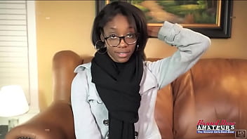 Nerdy brunette cutie sylvia gets her ass and pussy banged and swallows cum