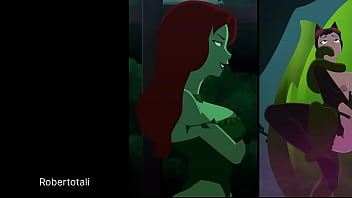 Cat and bat corrupted by poison ivy to take over gotham city