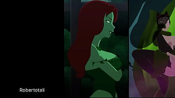 Cat and bat corrupted by poison ivy to take over gotham city