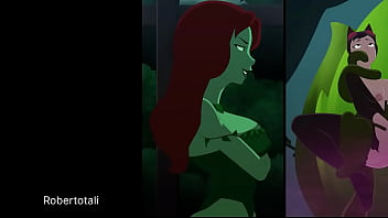 Cat and bat corrupted by poison ivy to take over gotham city