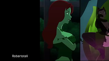 Cat and bat corrupted by poison ivy to take over gotham city