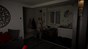 Step mom’s naughty routine turns into hot creampie in shared bed