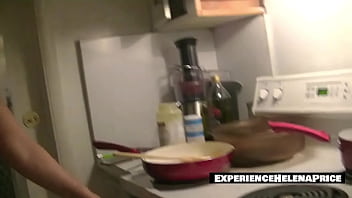 Mercy blowjob for cuckold while he watches video of me getting fucked in the ass free