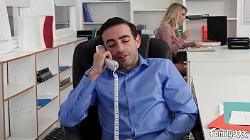 Carmen Had Enough Of Seeing Her Stepbrother Jerking Off In Their Office To Make Him Stop She Seduces Him With Her Wet Pussy Leading To Incredibly Hot Office Banging thumbnail