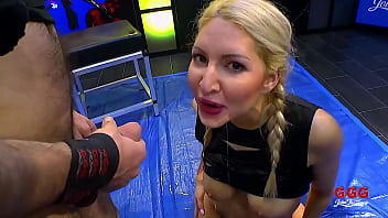 Ggg piss studio leona wants a lot of piss in her mouth