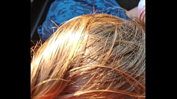 We stopped the car and i got the most gentle and slow blowjob but in the end i started dominating and fucked her in the mouth
