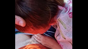 We stopped the car and i got the most gentle and slow blowjob but in the end i started dominating and fucked her in the mouth