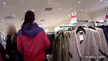 Charming czech nympho gets seduced in the hypermarket and shagged in pov
