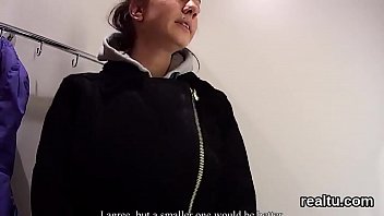 Charming czech nympho gets seduced in the hypermarket and shagged in pov