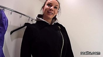 Charming czech nympho gets seduced in the hypermarket and shagged in pov
