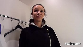 Charming czech nympho gets seduced in the hypermarket and shagged in pov