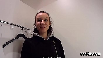 Charming czech nympho gets seduced in the hypermarket and shagged in pov