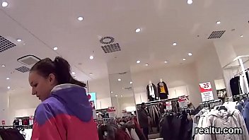 Charming czech nympho gets seduced in the hypermarket and shagged in pov