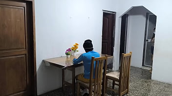 A latino and his arab friend are on a business visit to colombia the extravagant latino fucks the waitress who serves them