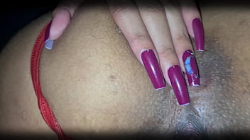 Puxou a calcinha de lado e sentou com cuzinho guloso pra eu gozar