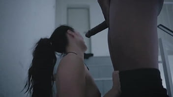 Fucked laura's real right on the staircase in public