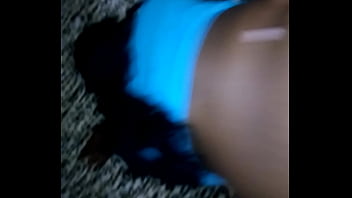 Bent her chocolate ass over