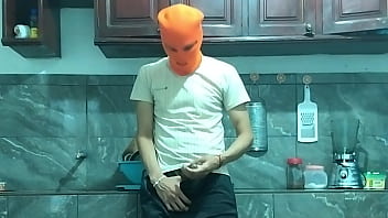 "from Flaccid Penis To Erect 25 Year Old Man With A Big Penis Masturbates While Waiting For His Best Friend In The Kitchen" thumbnail