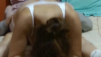 Beautiful stepmom enjoying my friends' cocks blowjobs fucks cumshots and more