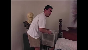 Zoe strips & spanks her bfs man for sniffing her panties