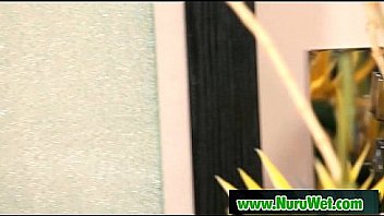 Nuru massage asian banged after blowjob in the bath 13