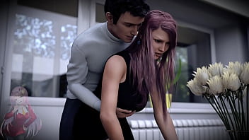 Sex game 3d erotic yoga with young girl