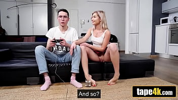 He didn't hit pause when stepsister wanted to play dirty