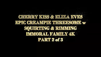 Cherry kiss & eliza eves get fucked & stuffed by stepson's dad