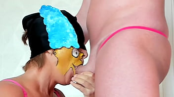 Gilf blowjob huge load