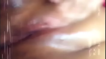 Young snowbunny masturbates