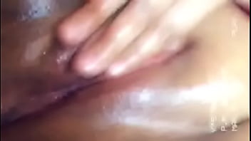 Young snowbunny masturbates