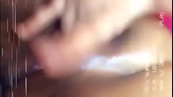 Young snowbunny masturbates