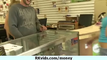 Desperate teen naked in public and fucks to pay rent 21