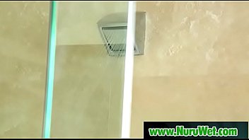 Hot asian masseuse gives nuru massage 18