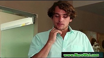 Nuru massage experience and sensual sex on air matress 11