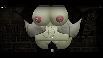 Blonde roblox slut caught on camera used by big black cock