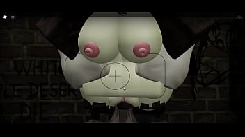 Blonde roblox slut caught on camera used by big black cock