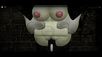 Blonde roblox slut caught on camera used by big black cock