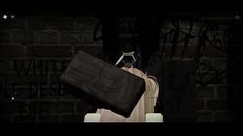 Blonde roblox slut caught on camera used by big black cock