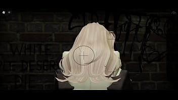 Blonde roblox slut caught on camera used by big black cock