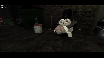 Blonde roblox slut caught on camera used by big black cock