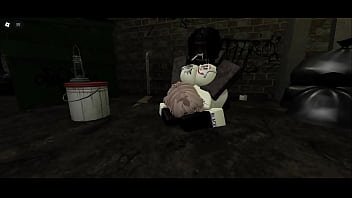 Blonde roblox slut caught on camera used by big black cock